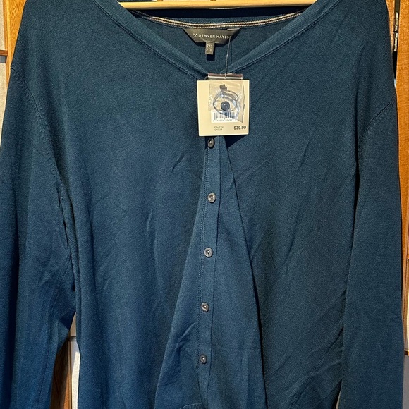 Denver Hayes Blue Cardigan - Picture 3 of 10